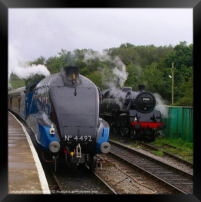 Steam Power Framed Print by Mike Streeter