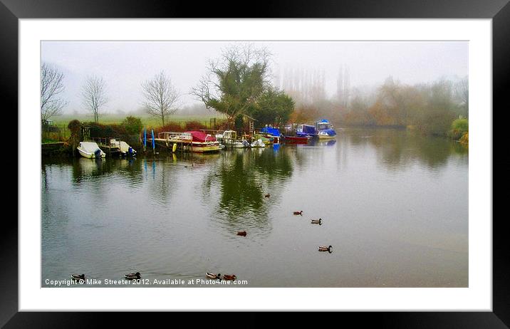 Misty Afternoon Framed Mounted Print by Mike Streeter