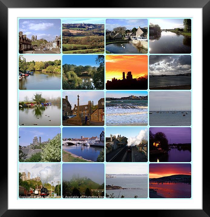Around Purbeck Framed Mounted Print by Mike Streeter