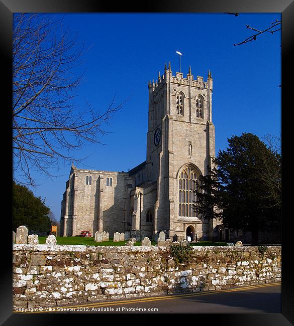 Christchurch Priory2 Framed Print by Mike Streeter
