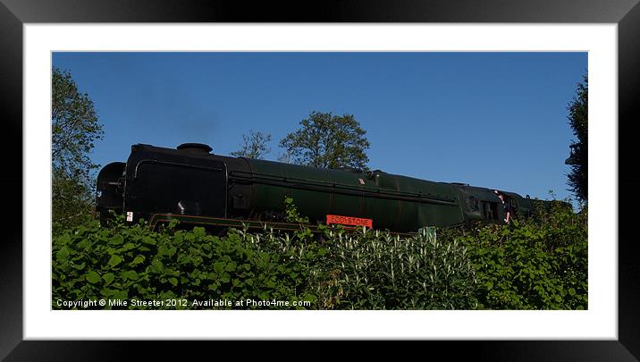 34028 Eddystone Framed Mounted Print by Mike Streeter