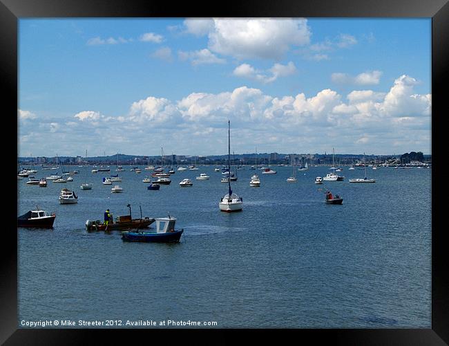 Poole Harbour Framed Print by Mike Streeter