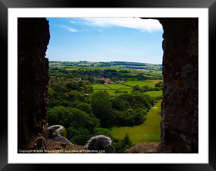 Looking Across Purbeck Framed Mounted Print by Mike Streeter