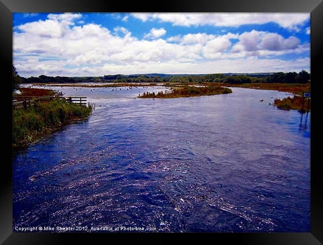 Water Water Everywhere Framed Print by Mike Streeter