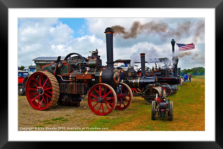 Old Timers Framed Mounted Print by Mike Streeter