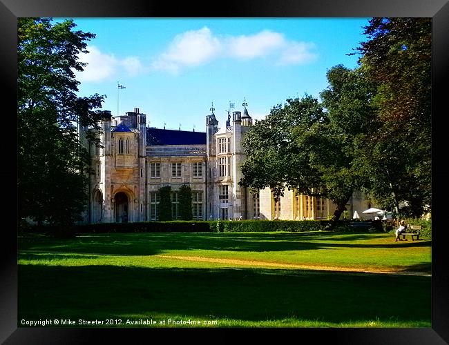 Highcliffe Castle Framed Print by Mike Streeter