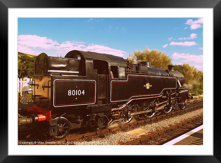 BR Standard Class 4 Framed Mounted Print by Mike Streeter