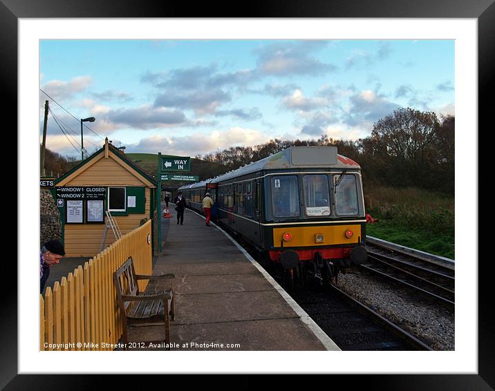 End of the Line Framed Mounted Print by Mike Streeter