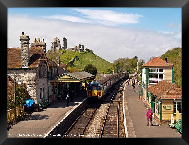 4VEP at Corfe Framed Print by Mike Streeter