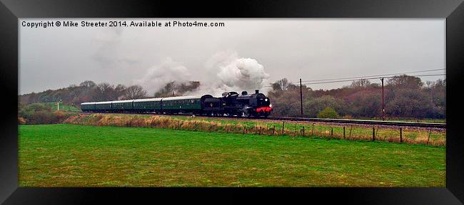 U Class steam Framed Print by Mike Streeter