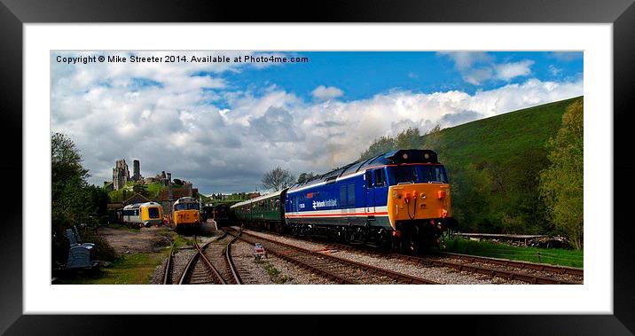 Two 50s and a HST Framed Mounted Print by Mike Streeter
