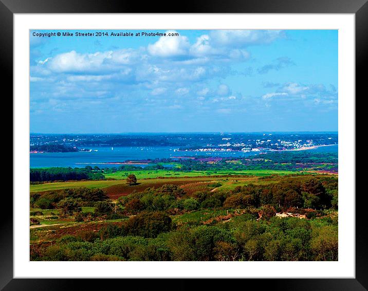 View from the top 3 Framed Mounted Print by Mike Streeter