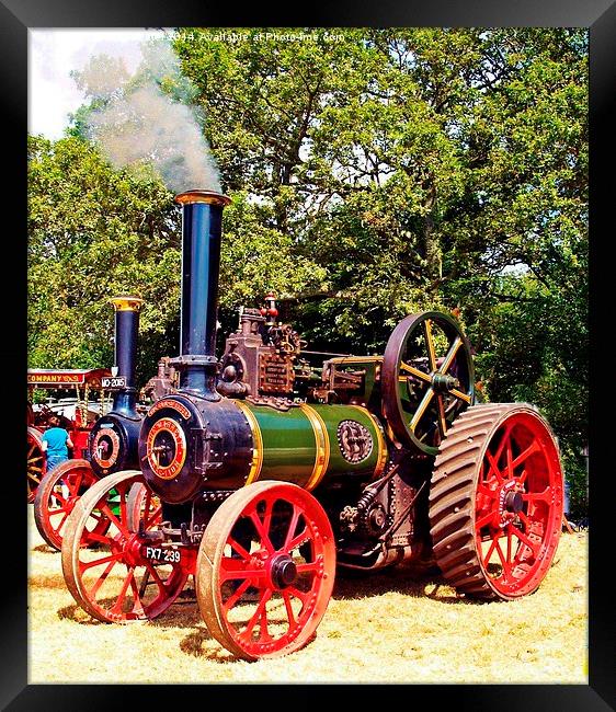  Genera Purpose Traction Engines Framed Print by Mike Streeter