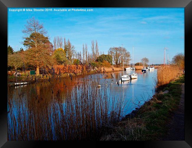  The River Frome 2 Framed Print by Mike Streeter