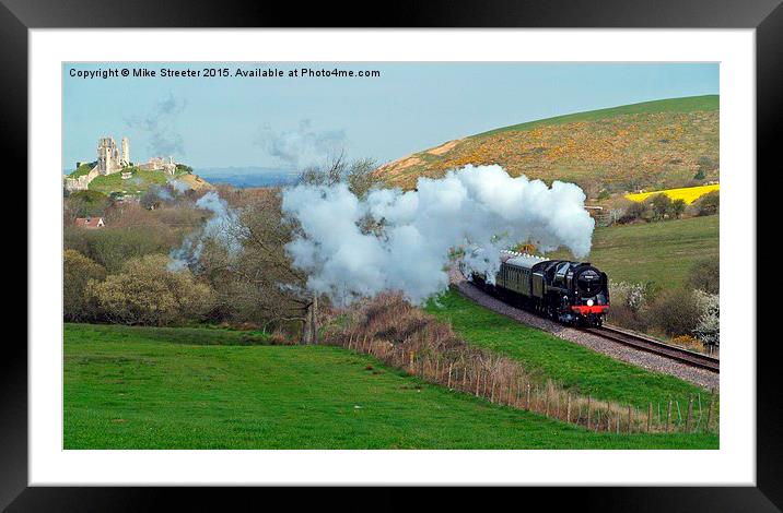 Britannia in Purbeck 2 Framed Mounted Print by Mike Streeter