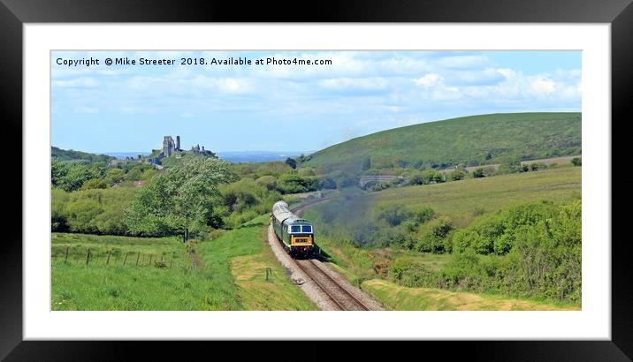 Diesel into ~Swanage Framed Mounted Print by Mike Streeter