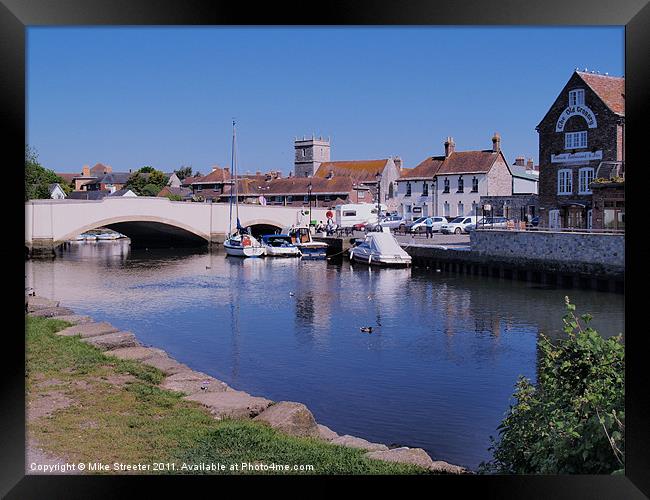 Wareham Quay Framed Print by Mike Streeter