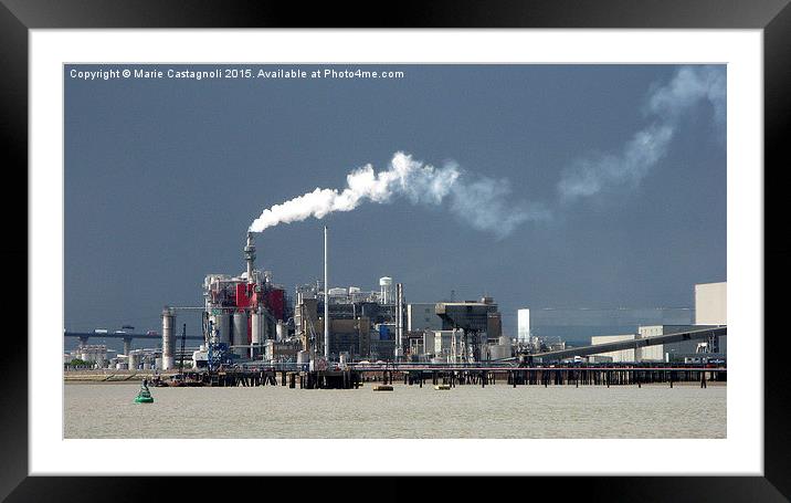   Proctor & gamble factory Framed Mounted Print by Marie Castagnoli