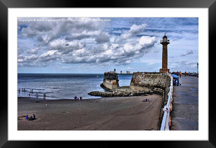  Whitby Starboard Wall  Framed Mounted Print by Marie Castagnoli
