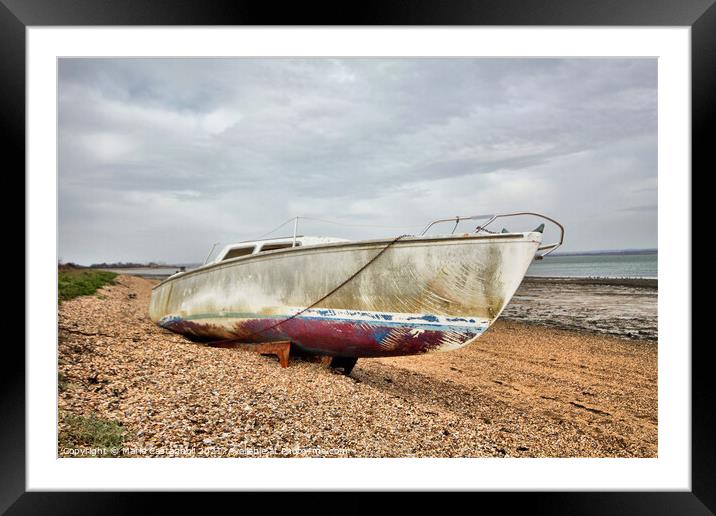 Pride & Joy Lost To The Elements Of The Sea Framed Mounted Print by Marie Castagnoli