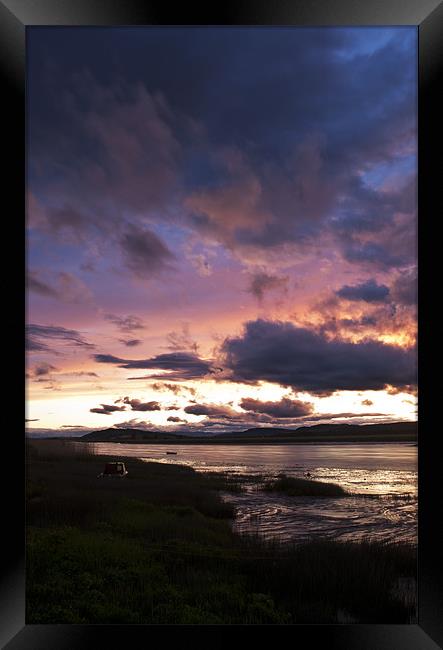 Newport sunset Framed Print by Ian Potter