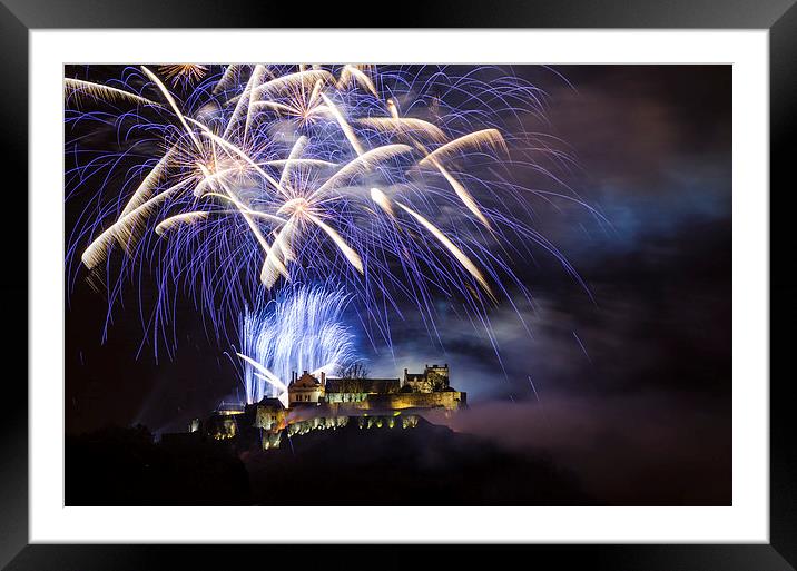 Stirling Castle Celebrations Framed Mounted Print by Ian Potter