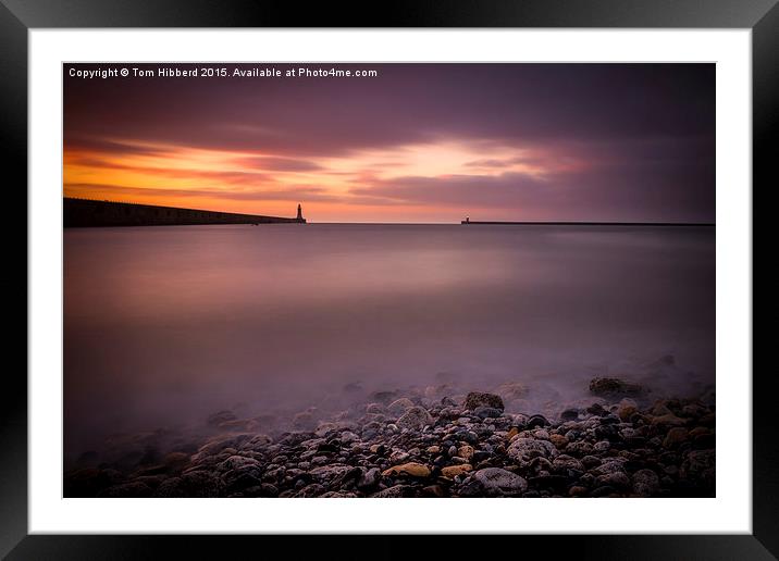  Sunrise at Tynemouth Bay Framed Mounted Print by Tom Hibberd