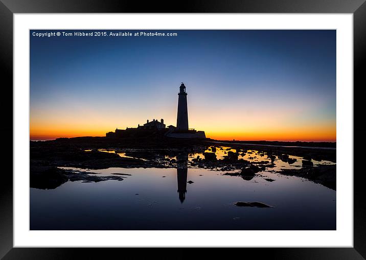  St Mary popping out of the sky Framed Mounted Print by Tom Hibberd