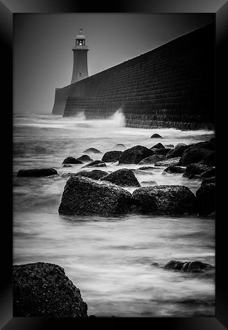 Beacon in the Darkness Framed Print by John Shahabeddin
