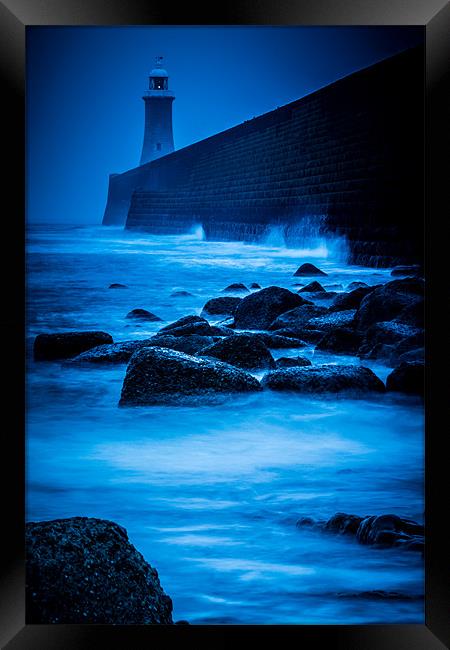 Beacon in the Darkness (Colour) Framed Print by John Shahabeddin