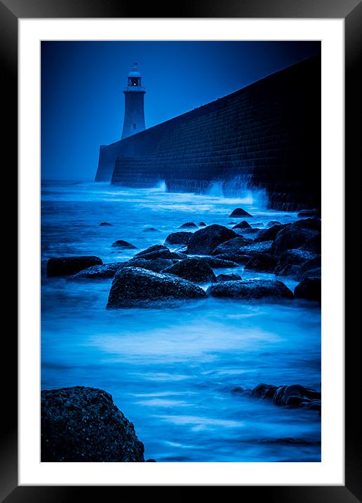 Beacon in the Darkness (Colour) Framed Mounted Print by John Shahabeddin