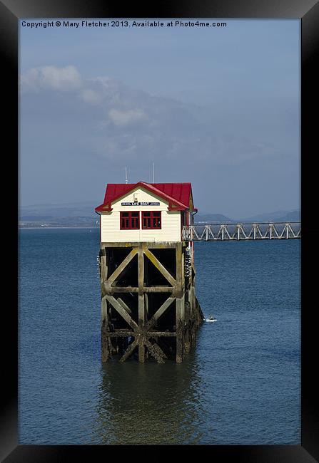 Mumbles Lifeboat Station Framed Print by Mary Fletcher