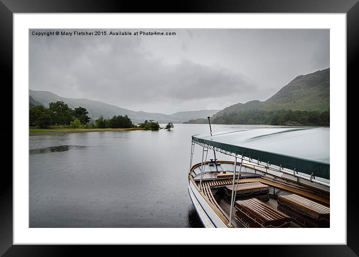  Ullswater Framed Mounted Print by Mary Fletcher