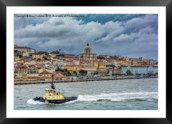  Leaving Lisbon Framed Mounted Print by Mary Fletcher