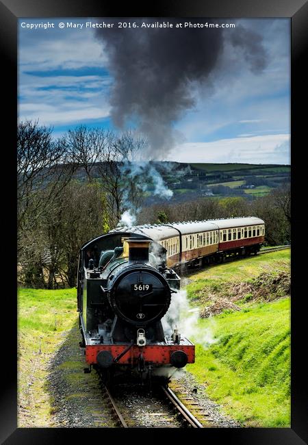 Bodmin and Wenford Railway Framed Print by Mary Fletcher