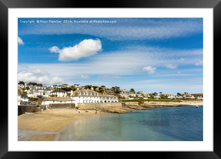 St Mawes, Cornwall Framed Mounted Print by Mary Fletcher