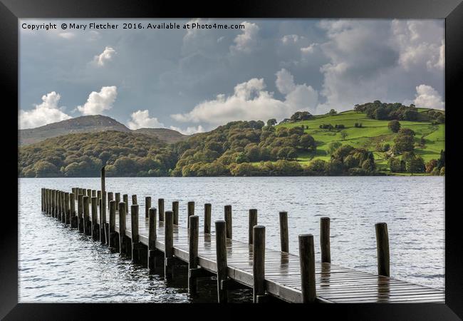 Coniston Water, Cumbria Framed Print by Mary Fletcher