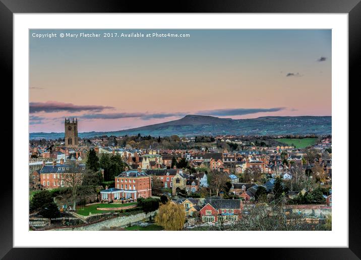 Ludlow, Shropshire Framed Mounted Print by Mary Fletcher
