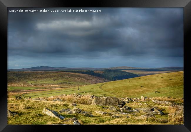 A Break in the Clouds Framed Print by Mary Fletcher