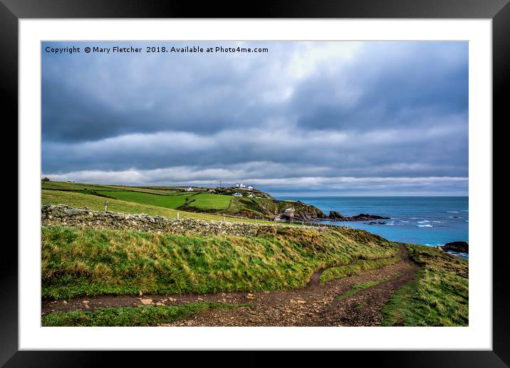 Lizard Point, Cornwall Framed Mounted Print by Mary Fletcher