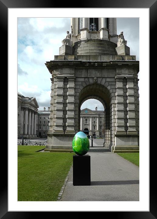 Trinity College Dublin Framed Mounted Print by Don Rorke