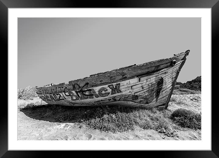 old boat Framed Mounted Print by Kelvin Rumsby