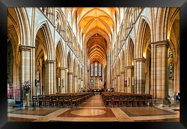 Truro Cathedral Framed Print by Kelvin Rumsby