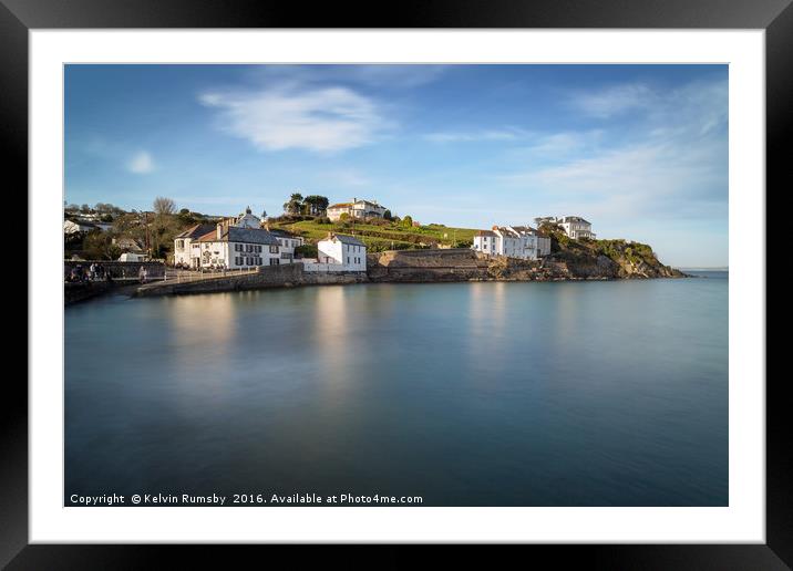 portmellon Framed Mounted Print by Kelvin Rumsby