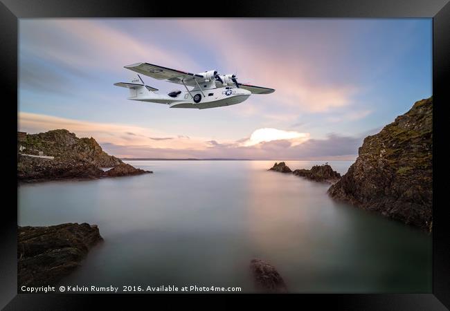 catalina flying boat Framed Print by Kelvin Rumsby
