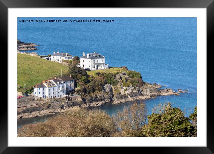 Portmellon Framed Mounted Print by Kelvin Rumsby