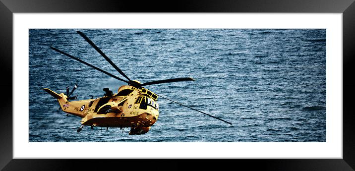 RAF Sea Eagle in Action! Framed Mounted Print by Chris Wooldridge