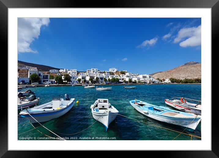 Tinos, Greece Framed Mounted Print by Constantinos Iliopoulos