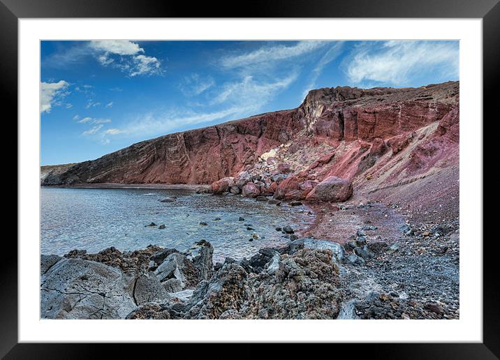 Santorini, Greece Framed Mounted Print by Constantinos Iliopoulos