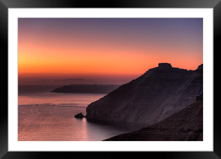 Santorini, Greece Framed Mounted Print by Constantinos Iliopoulos